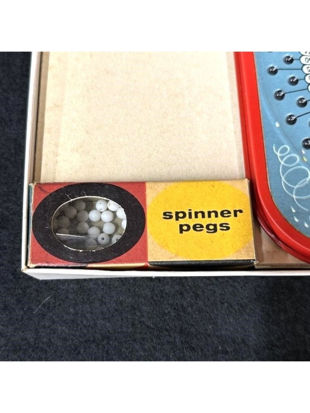 Pressman Bingo Board Game with Metal Spinner Tin Lithograph Complete - Picture 3 of 12